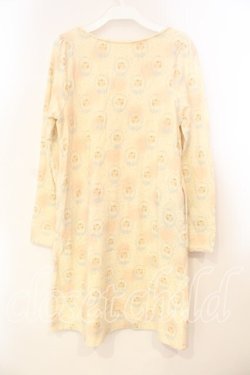画像2: Franche Lippee / がまぐちねこワンピース M ミルク O-25-12-29-027-LO-OP-OW-OS
