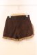画像2: Emily Temple cute / プチリボンサテンショートパンツ  ブラウン O-25-12-29-031-ET-PA-OW-OS (2)