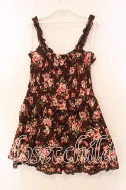 画像4: LIZ LISA / 起毛レースレースアップワンピース  ブラウン O-25-12-30-034-LO-OP-IG-OS