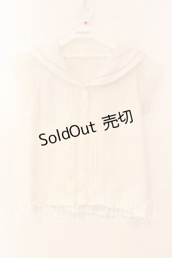 画像1: LIZ LISA / シャドーギンガムセーラーブラウス  シロ×ピンク O-25-12-30-040-LO-BL-IG-OS