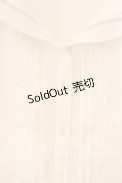 画像2: LIZ LISA / シャドーギンガムセーラーブラウス  シロ×ピンク O-25-12-30-040-LO-BL-IG-OS