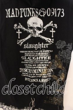 画像5: MAD / プリントねこみみ半袖パーカー  ブラック O-25-12-30-041-PU-TO-IG-OS