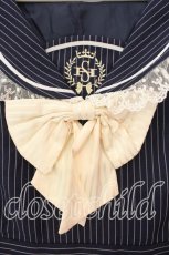 画像2: Secret Honey / ストライプセーラーワンピース 2 コン O-25-12-30-004-CA-OP-YM-ZT358 (2)