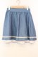 画像1: LODISPOTTO / レース配色スカート  ブルー×シロ O-25-12-30-044-LO-SK-IG-OS (1)