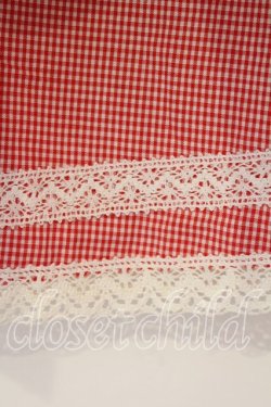 画像2: PEACE NOW / ツートーンギンガムスカート M レッド O-25-12-30-045-PU-SK-IG-OS