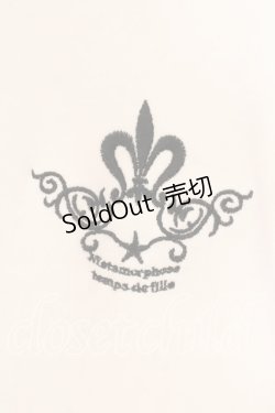 画像2: metamorphose / 半袖セーラーカットソー  シロ×クロ O-25-12-30-046-ME-TO-IG-OS