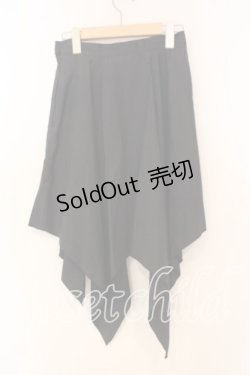 画像2: PEACE NOW / /ランダムカットスカート  ブラック O-25-12-30-052-PU-SK-IG-OS