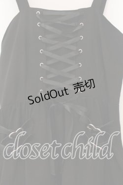 画像2: Jamie エーエヌケー / スピンドルジャンパースカート  クロ O-25-12-30-055-LO-OP-IG-OS