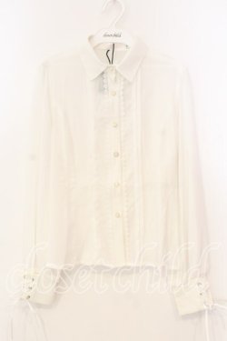 画像1: DESTINY AXES / ラメタックブラウス M シロ O-25-12-30-058-0-TO-OW-OS