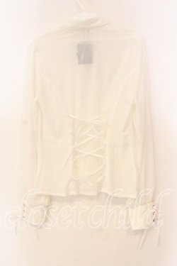 画像2: DESTINY AXES / ラメタックブラウス M シロ O-25-12-30-058-0-TO-OW-OS