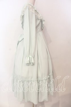画像3: axes femme kawaii / ヴィンテージシフォンワンピース  ミント O-25-12-30-064-AX-OP-IG-OS