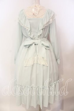 画像4: axes femme kawaii / ヴィンテージシフォンワンピース  ミント O-25-12-30-064-AX-OP-IG-OS