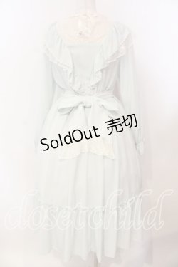 画像4: axes femme Kawaii / ヴィンテージシフォンワンピース  ミント O-25-12-30-064-AX-OP-IG-OS