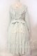 画像4: axes femme kawaii / ヴィンテージシフォンワンピース  ミント O-25-12-30-064-AX-OP-IG-OS (4)