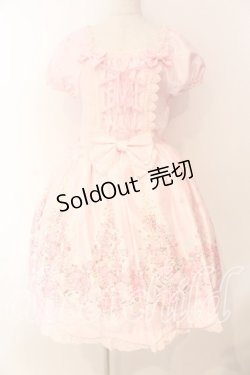 画像1: BABY,THE STARS SHINE BRIGHT / ジュエルツリーブーケ柄ワンピース  ピンク O-25-12-30-006-BA-OP-YM-OS