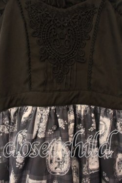 画像2: axes femme POETIQUE / ゴシックフレームワンピース M クロ O-25-12-30-069-AX-OP-OW-OS