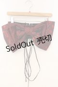 Qutie Frash / リボン帯コルセット  レッドA O-25-12-30-071-QU-TO-OW-OS