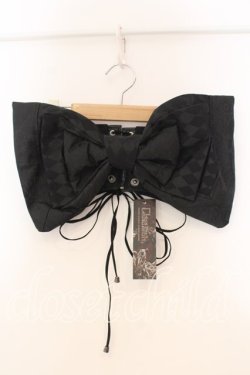 画像1: Qutie Frash / リボン帯コルセット  ブラックA O-25-12-30-073-QU-TO-OW-OS