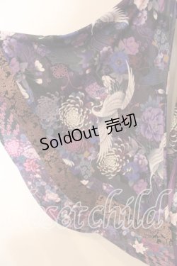 画像4: Qutie Frash / 肩あき着物カーデ  パープル O-25-12-30-075-QU-TO-OW-OS