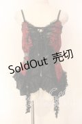 Qutie Frash / コルセットキャミ  レッド O-25-12-30-076-QU-TO-OW-OS