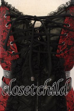 画像2: Qutie Frash / コルセットキャミ  レッド O-25-12-30-076-QU-TO-OW-OS