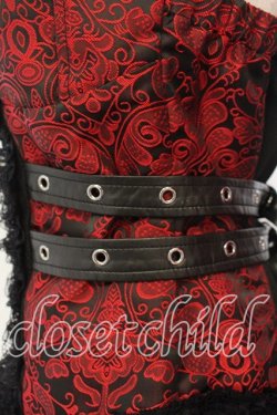 画像4: Qutie Frash / コルセットキャミ  レッド O-25-12-30-076-QU-TO-OW-OS