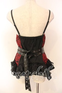 画像5: Qutie Frash / コルセットキャミ  レッド O-25-12-30-076-QU-TO-OW-OS