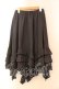 画像2: BPN / イレヘムフレアーフリルスカート M チャコール O-25-12-30-079-GO-SK-IG-OS (2)