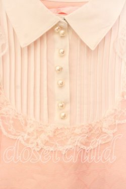 画像2: Swankiss / ハートジャガードタイトワンピース F ピンクｘシロ O-25-12-30-007-CA-OP-YM-OS