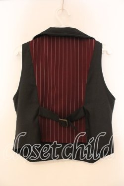 画像3: axes femme kawaii / 切替えベスト  ワイン×ブラック O-25-12-30-083-AX-TO-IG-OS