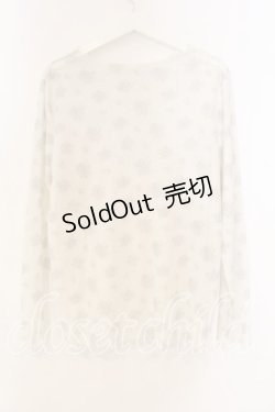 画像3: m petit by misako / 花柄シアープルオーバー 3L アイボリー O-25-12-30-089-LO-TO-OW-ZT483