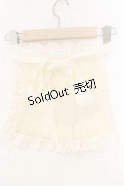 画像3: with PUJI（海外ロリータブランド） / 刺繍エプロン  キナリ O-25-12-30-092-PU-PA-OW-OS