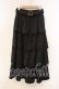 画像1: axes femme / ボリュームティアードスカート F クロ O-25-12-30-094-AX-SK-OW-OS (1)