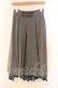 画像1: axes femme / チェック切替ベルト付スカート F グレー O-25-12-30-095-AX-SK-OW-OS (1)