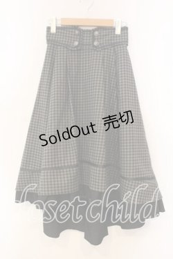 画像1: axes femme / ダブル釦フィッシュテールスカート F クロ O-25-12-30-098-AX-SK-OW-OS