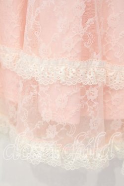 画像3: Swankiss / 総レース長袖ワンピース F ピンク O-25-12-30-008-CA-OP-YM-OS