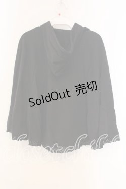 画像2: axes femme / ケープ風ZIPパーカー M クロ O-25-12-30-103-AX-TO-OW-ZT0104P