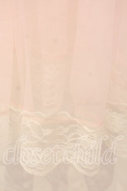 画像3: Swankiss / 重ねシフォンレースアップワンピース  ピンク O-25-12-30-009-CA-OP-YM-OS