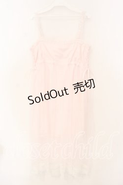 画像4: Swankiss / 重ねシフォンレースアップワンピース  ピンク O-25-12-30-009-CA-OP-YM-OS