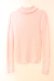画像2: Swankiss / ドットチュールデコルテテレコタートルネックトップス F ピンク O-25-12-30-011-CA-TO-YM-OS (2)