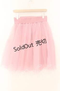 画像3: Swankiss / グリッターチュールスカート  ピンク O-25-12-30-014-CA-SK-YM-OS