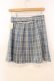 画像3: Secret Honey / ハートバックルベルト付きツイードスカート 2 ブルーグレイ O-25-12-30-016-CA-SK-YM-OS (3)