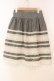 画像1: Jane Marple / ストライプレース配色スカート  クロ×シロ O-25-12-30-019-JM-SK-IG-OS (1)