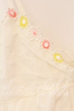 画像2: LIZ LISA / フラワーレースティアードキャミソール  シロ O-25-12-30-032-LO-TO-IG-OS