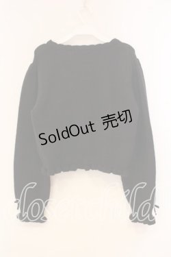 画像3: Alice Mashiro / ニットカーディガン L クロ O-26-01-05-029-0-TO-OW-ZT0107X