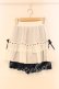 画像1: axes femme POETIQUE / コットンレースフリルスカパン M シロ O-26-01-05-035-AX-PA-OW-ZT0107X (1)
