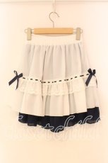 画像3: axes femme POETIQUE / コットンレースフリルスカパン M シロ O-26-01-05-035-AX-PA-OW-ZT534 (3)