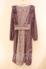 画像2: axes femme / 花柄切替ワンピース M ラベンダー O-26-01-05-038-AX-OP-OW-ZT536 (2)