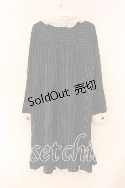 画像2: axes femme POETIQUE / メッセージリボンワンピース M クロ O-26-01-05-040-AX-OP-OW-OS