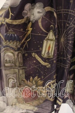 画像2: axes femme / タロットカードモチーフワンピース F パープル O-26-01-05-047-AX-OP-OW-OS